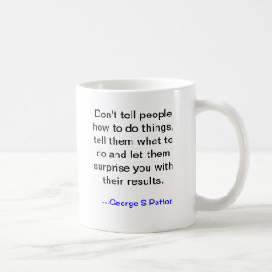 George Patton mugg