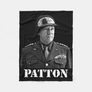 George Patton Världskrig II Victory Memorial Indep Fleecefilt