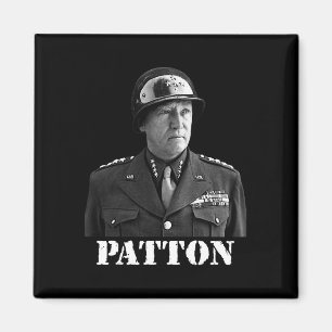 George Patton Världskrig II Victory Memorial Indep Magnet