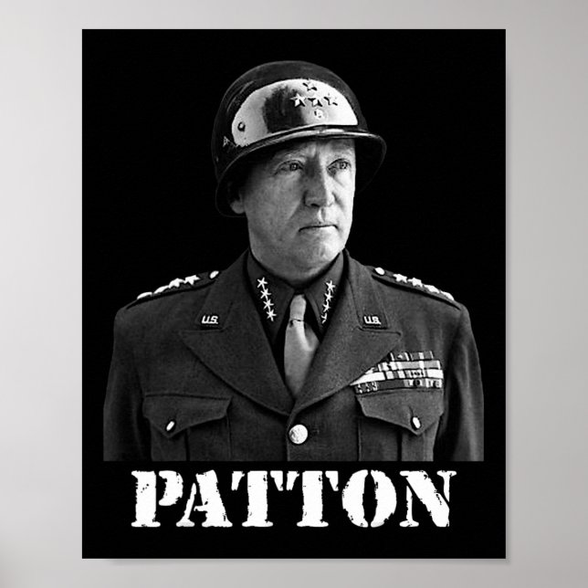 George Patton Världskrig II Victory Memorial Indep Poster (Framsidan)