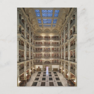 George Peabody Bibliotek vykort
