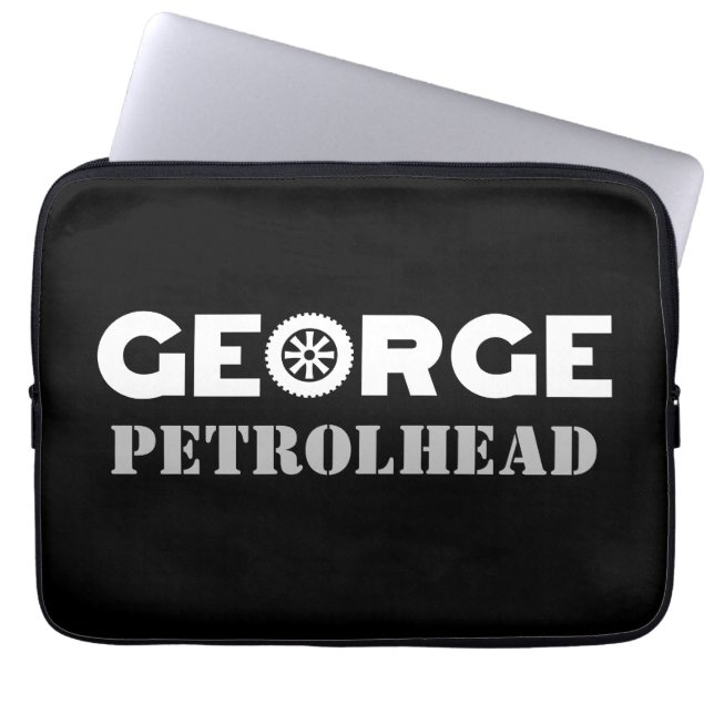 George Petrolhead Laptop Fodral (Framsidan)