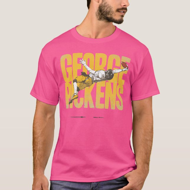 George Pickens One Hand Catch Fold T Shirt (Framsida)