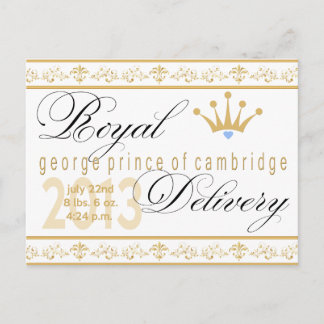 George Prince of Cambridge Souvenir Post Card Vykort