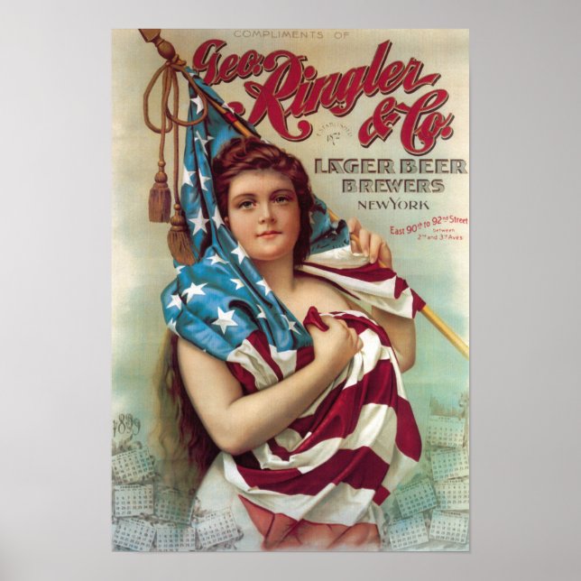 George Ringler & CO. Öl Poster (Framsidan)