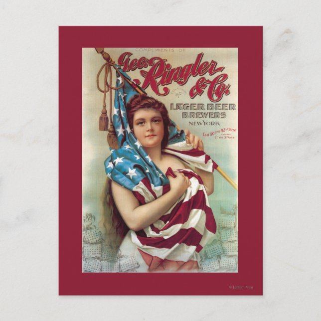 George Ringler & CO. Öl Poster Vykort (Framsida)