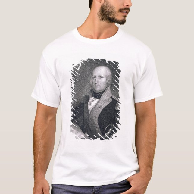 George Rogers Clark (1752-1818) som inristas av T-shirt (Framsida)