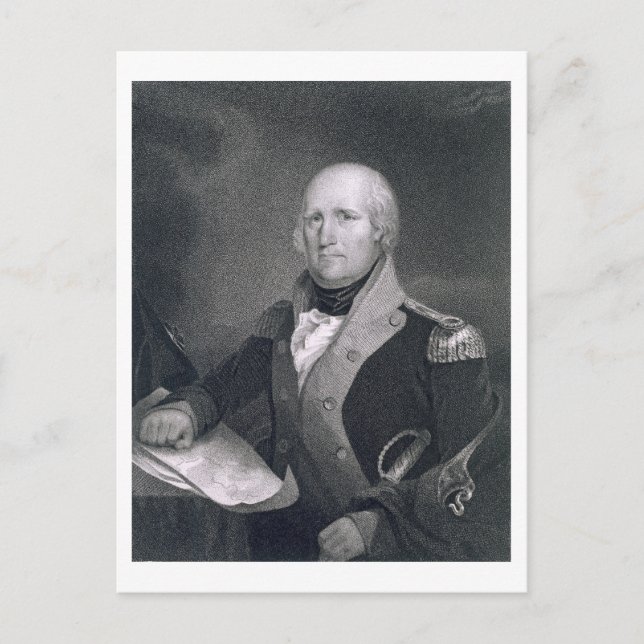 George Rogers Clark (1752-1818) som inristas av Vykort (Framsida)
