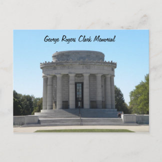 George Rogers Clark Memorial ~ Vincennes, Indiana Vykort