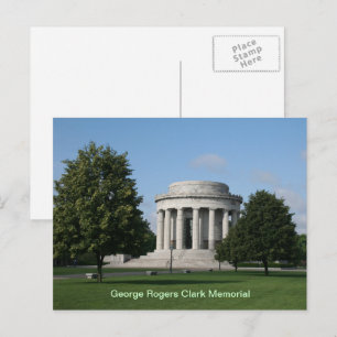 George Rogers Clark Memorial Vincennes Indiana Vykort