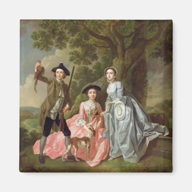 George Rogers med sin fru, Margaret och hans Syrra Magnet (Framsidan)