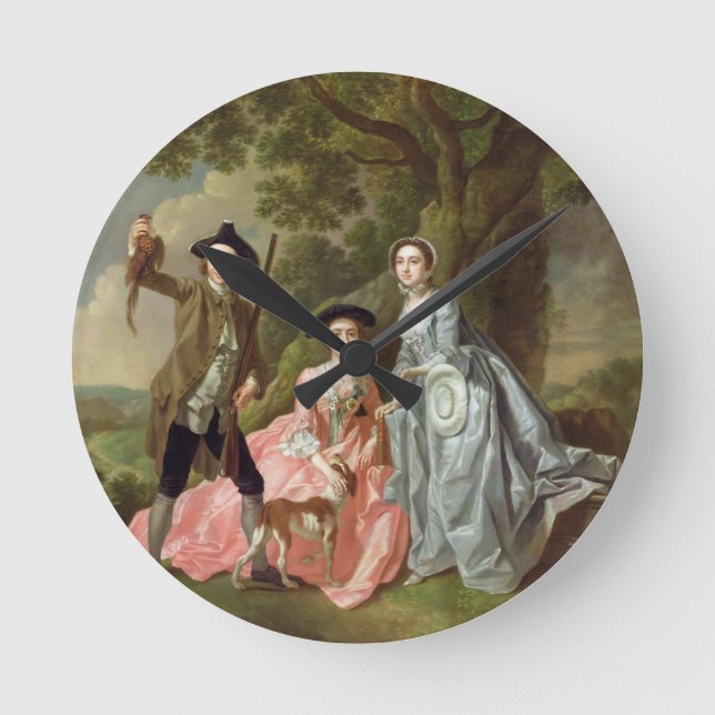 George Rogers med sin fru, Margaret och hans Syrra Rund Klocka (Framsida)