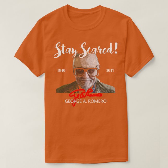 George Romero Tribute T Shirt (Design framsida)