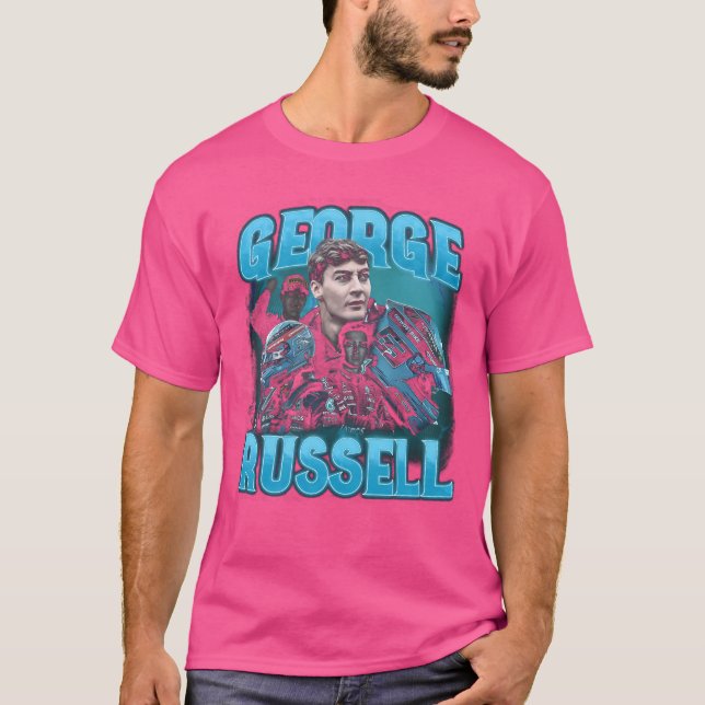 George Russell Collage T Shirt (Framsida)