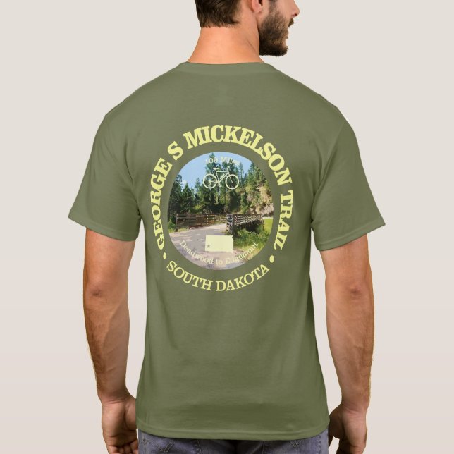George S Mickelson Trail, South Dakota. T Shirt (Baksida)