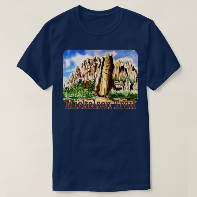 George S Mickelson Trail South Dakota T Shirt (Design framsida)