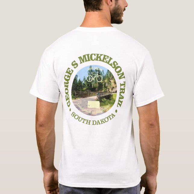 George S Mickelson Trail, South Dakota. T Shirt (Baksida)