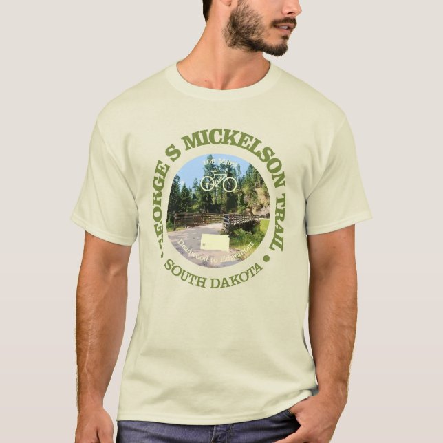 George S Mickelson Trail, South Dakota. T Shirt (Framsida)