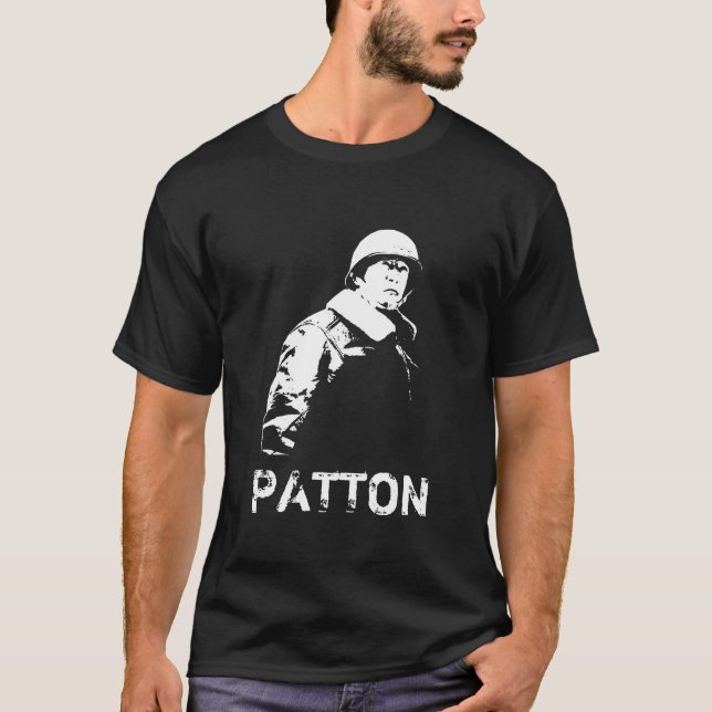 George S. Patton -- Krighjälte Tee (Framsida)