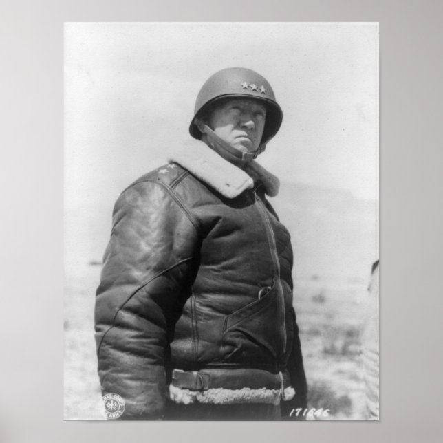 George S. Patton Poster (Framsidan)