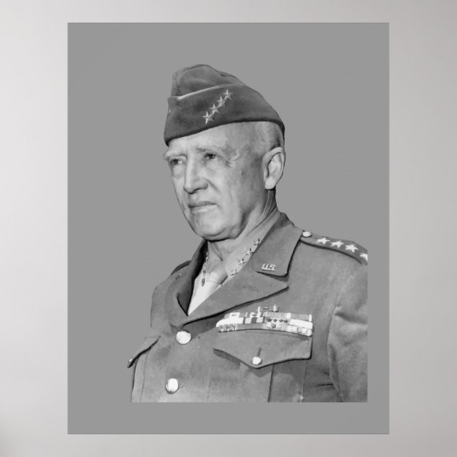 George S. Patton Poster (Framsidan)
