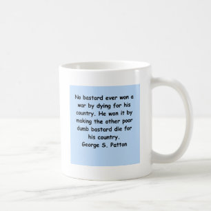 george s pattoncitationstecken kaffemugg