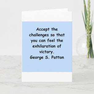 george s pattoncitationstecken kort