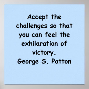 george s pattoncitationstecken poster