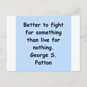 george s pattoncitationstecken vykort