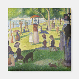 George Seurat A Söndag på Berömden La Grande Jatte Magnet