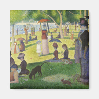George Seurat A Söndag på Berömden La Grande Jatte Magnet
