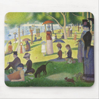 George Seurat A Söndag på Berömden La Grande Jatte Musmatta