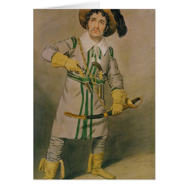 George smed som Schampt Hälsningskort (Framsidan)