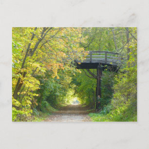 George St Bridge i Fall Postcard Vykort