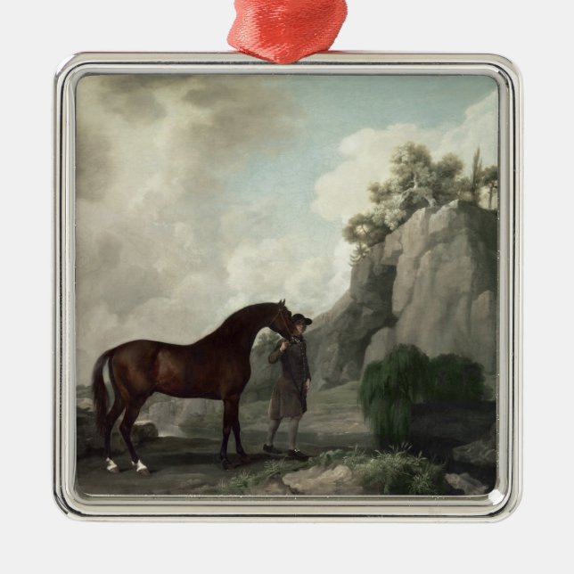 George Stubbs | Cato och brudgum Julgransprydnad Metall (Framsidan)