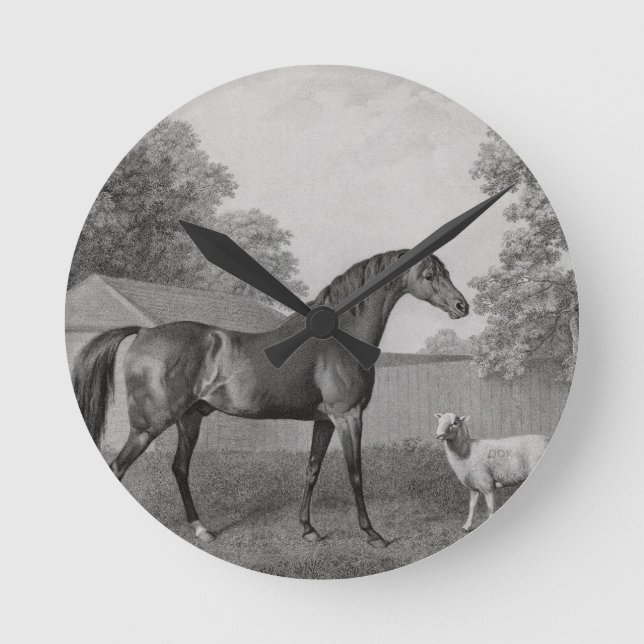 George Stubbs | Dungannon som inristas av den Rund Klocka (Framsida)