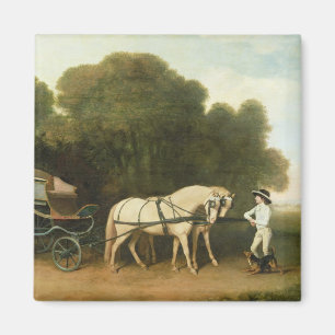 George Stubbs en Phaeton med en para av kräm- Magnet