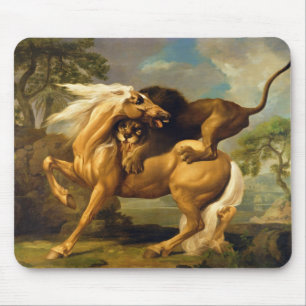 George Stubbs ett lejont anfalla en häst, c.176 Musmatta