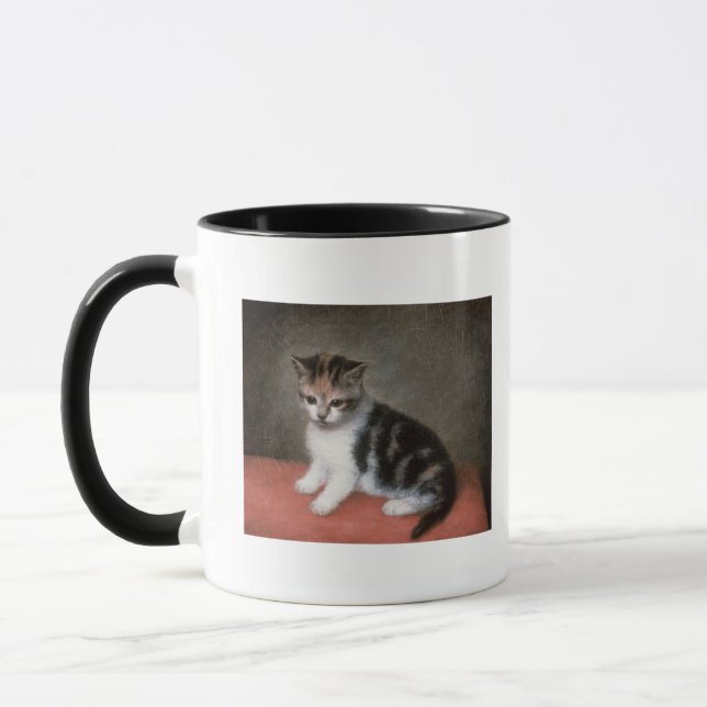 George Stubbs | Fröcken Ann vit kattunge, 1790 Mugg (Vänster)