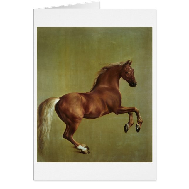 George Stubbs | histjacka, 1762 Hälsningskort (Framsidan)