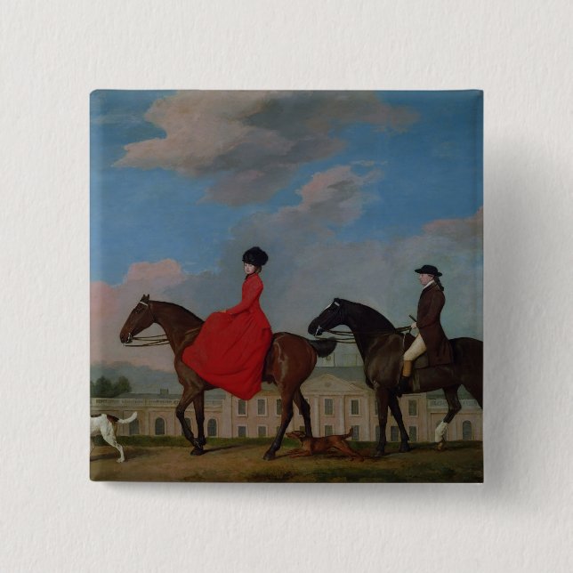George Stubbs | John och Sophia Musters som rider Knapp (Framsida)
