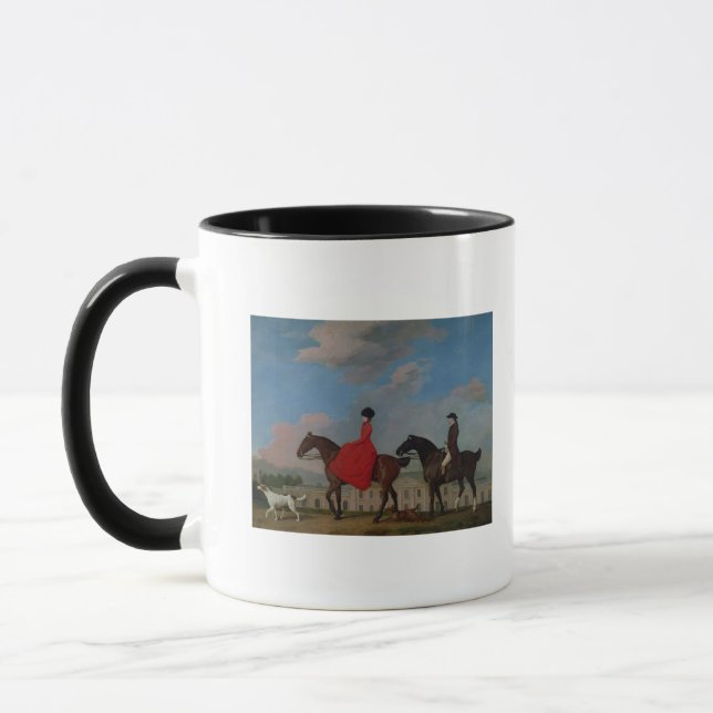 George Stubbs | John och Sophia Musters som rider Mugg (Vänster)