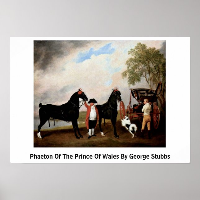 George Stubbs prins av Wales Poster (Framsidan)