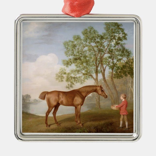 George Stubbs | pumpa med enKnatte, 1774 (nollan Julgransprydnad Metall (Framsidan)