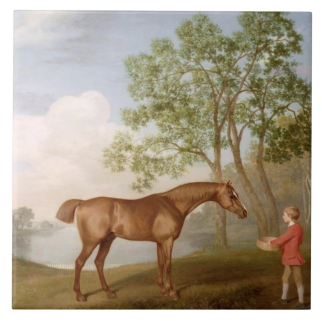 George Stubbs | pumpa med enKnatte, 1774 (nollan Kakelplatta (Framsidan)