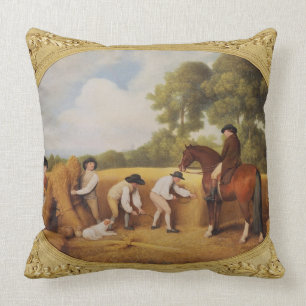 George Stubbs Reapers, 1795 (emalj på kex e Kudde