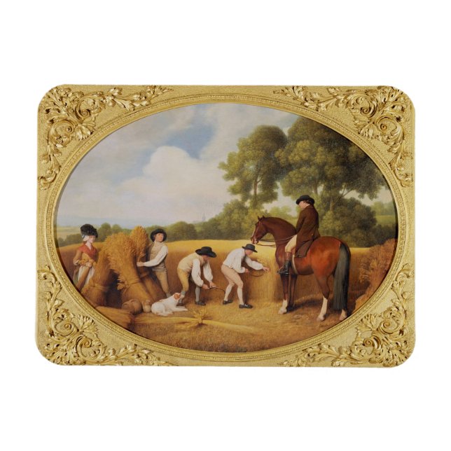George Stubbs | Tidningar, 1795 (emamel on biscuit Magnet (Horisontell)
