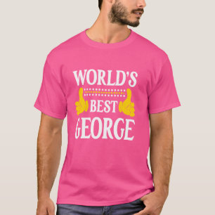 George Surname Team Family Efternamn World's Best T Shirt