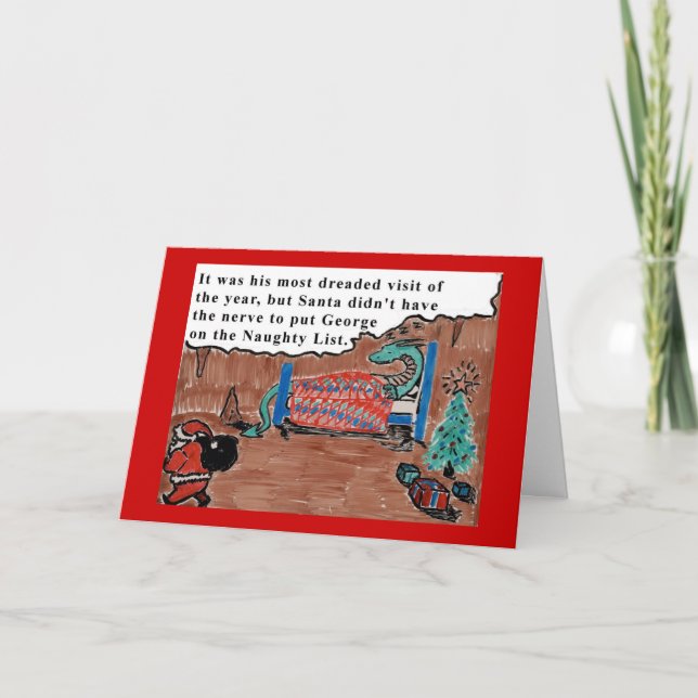 George the Dragon Helgkort (Framsida)