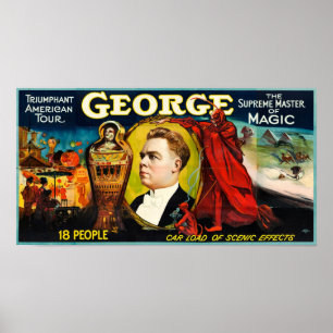 George --Triumphant American Tour Poster